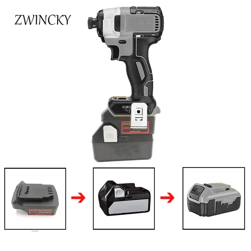 Power Tools Hitachi - ZWINCKY 어댑터 컨버터는 Hitachi/Hikoki 18V 리튬이온