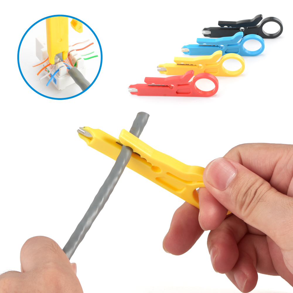 1팩/3팩 펀치다운 기능이 있는 와이어 스트리퍼, RJ - Power Tools Germany 리뷰 및 가격