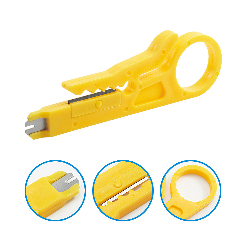 1팩/3팩 펀치다운 기능이 있는 와이어 스트리퍼, RJ - Power Tools Germany 리뷰 및 가격