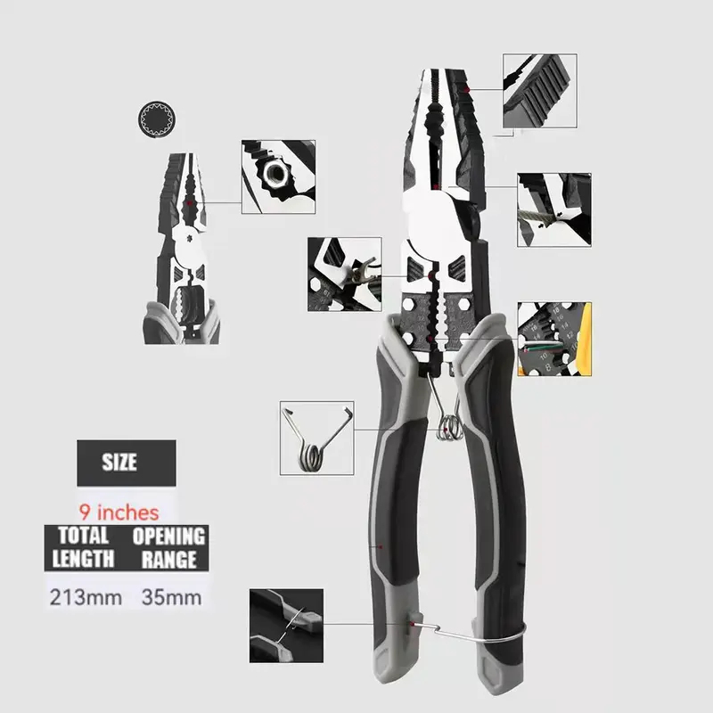 다용도 다기능 시리즈: 사선 펜치, 니들 노즈 펜치,  - Power Tools Germany 리뷰 및 가격