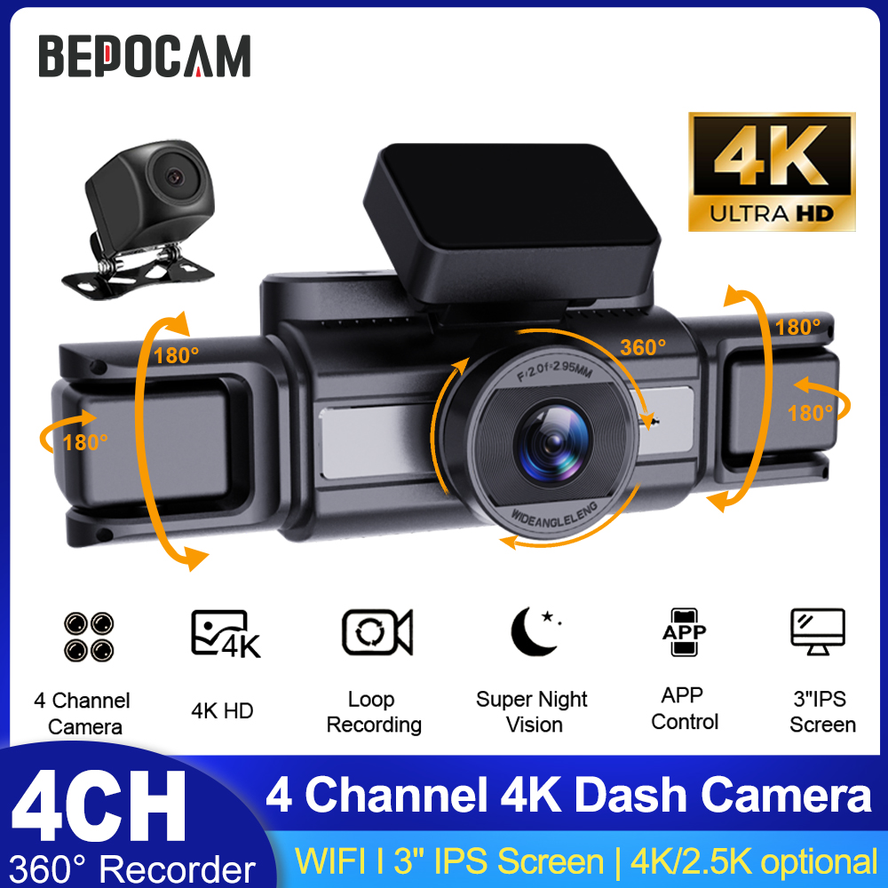 BEPOCAM 4채널 4K 차량용 블랙박스 360 °  - Power Tools Germany 리뷰 및 가격