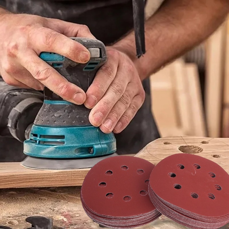 100PCS 샌딩 디스크 8홀 후크 및 루프 접착식 사 - Random Orbital Sander 리뷰 및 가격