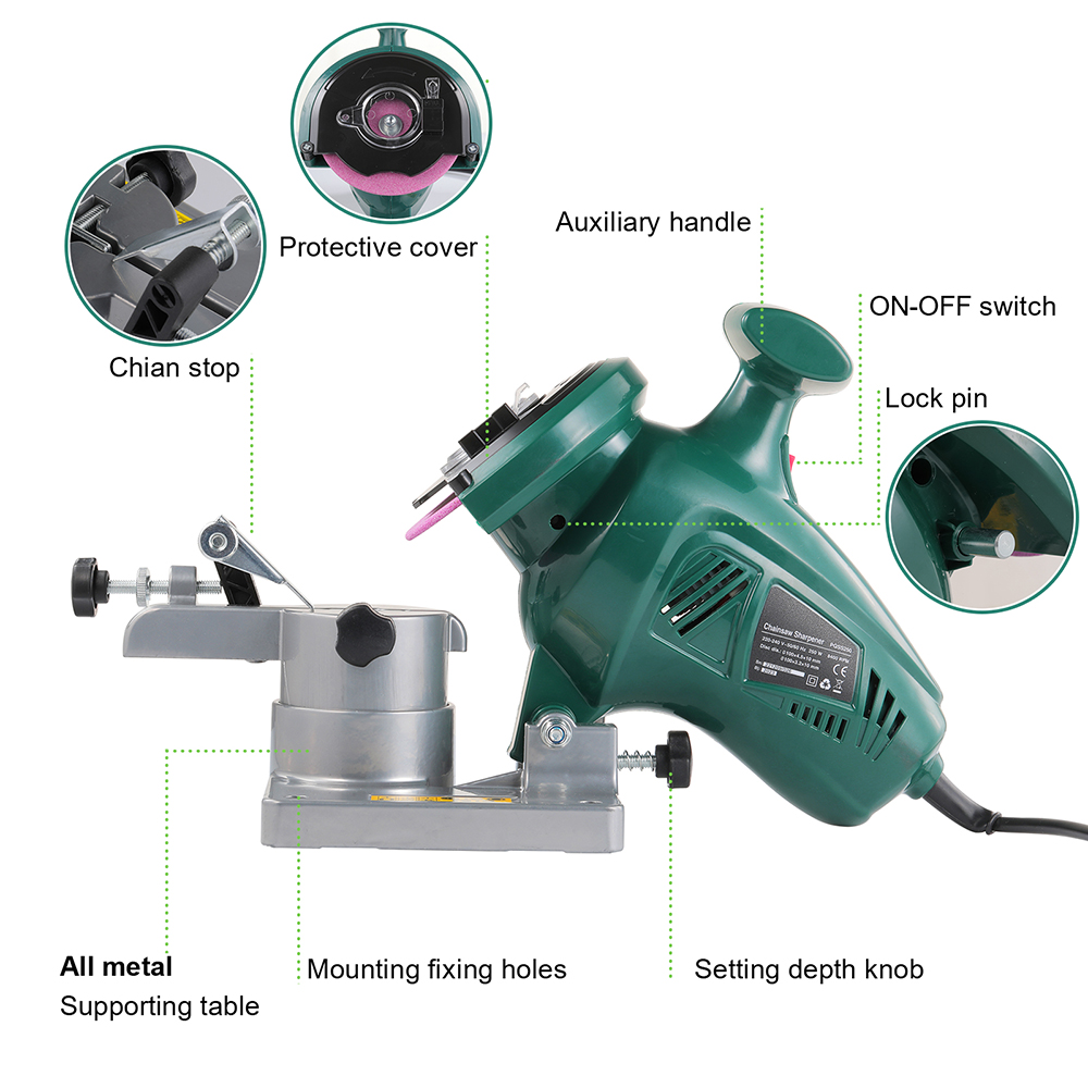 POSENPRO 250W 체인톱 샤프너 4인치 전동 샤 - Einhell Power X Tools 리뷰 및 가격