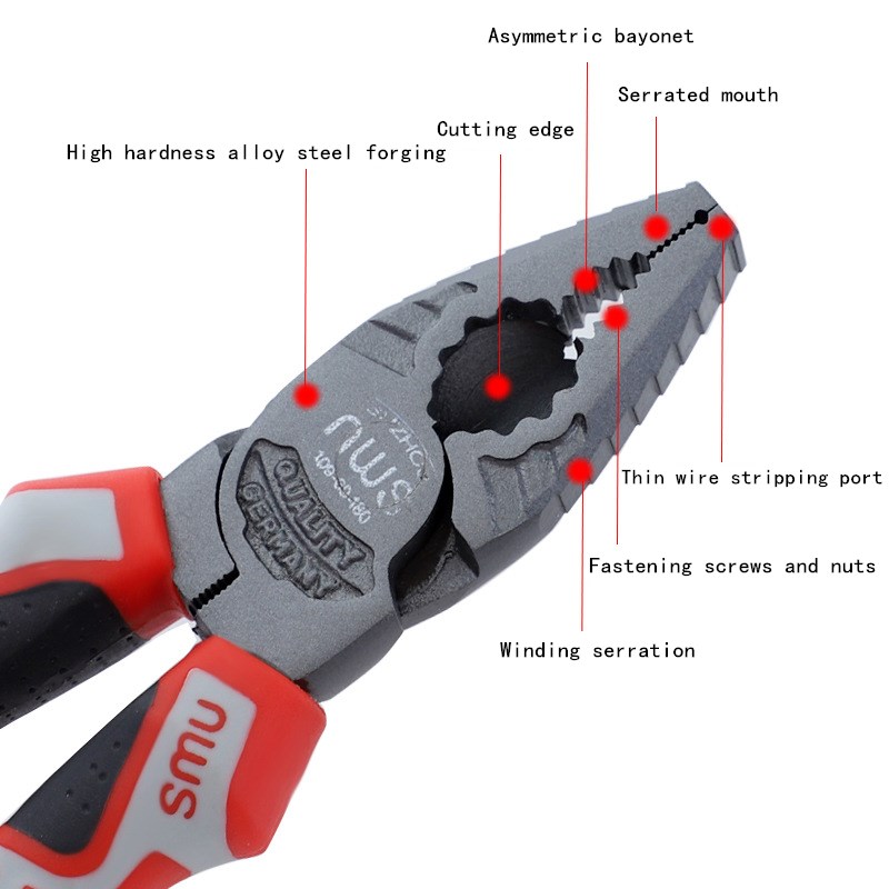 6''/7''/8''다기능 와이어 커터 독일 전기공의  - Power Tools Germany 리뷰 및 가격