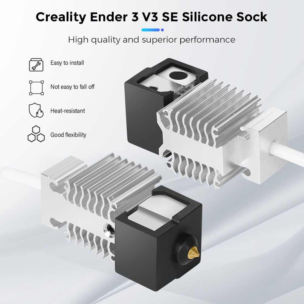 Creality Ender 3 V3 SE 실리콘 양말, - Creality Printer Ender 3 V3 리뷰 및 가격